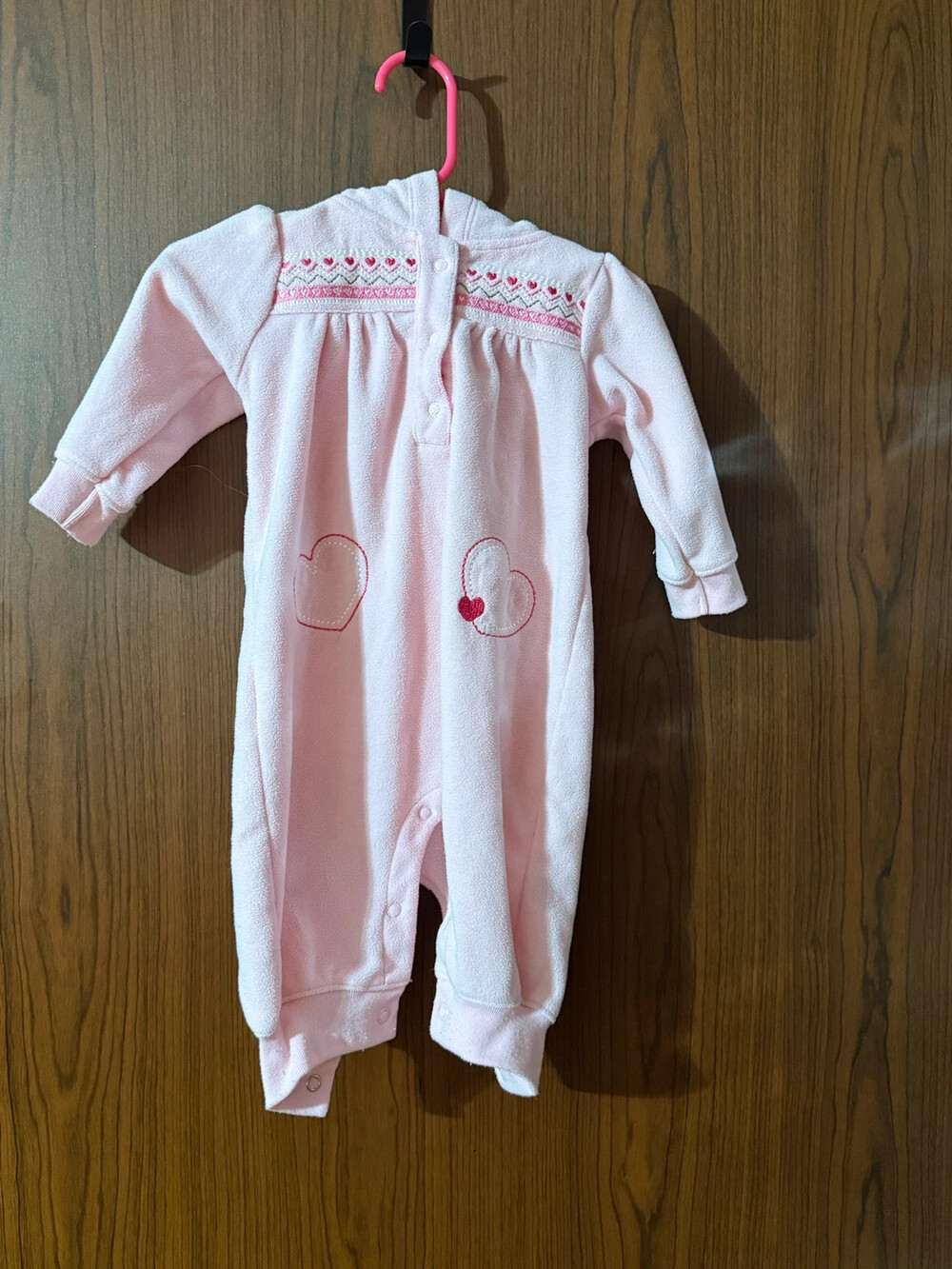 Child of mine by carters 100% poly jumpsuit 3-6 months -